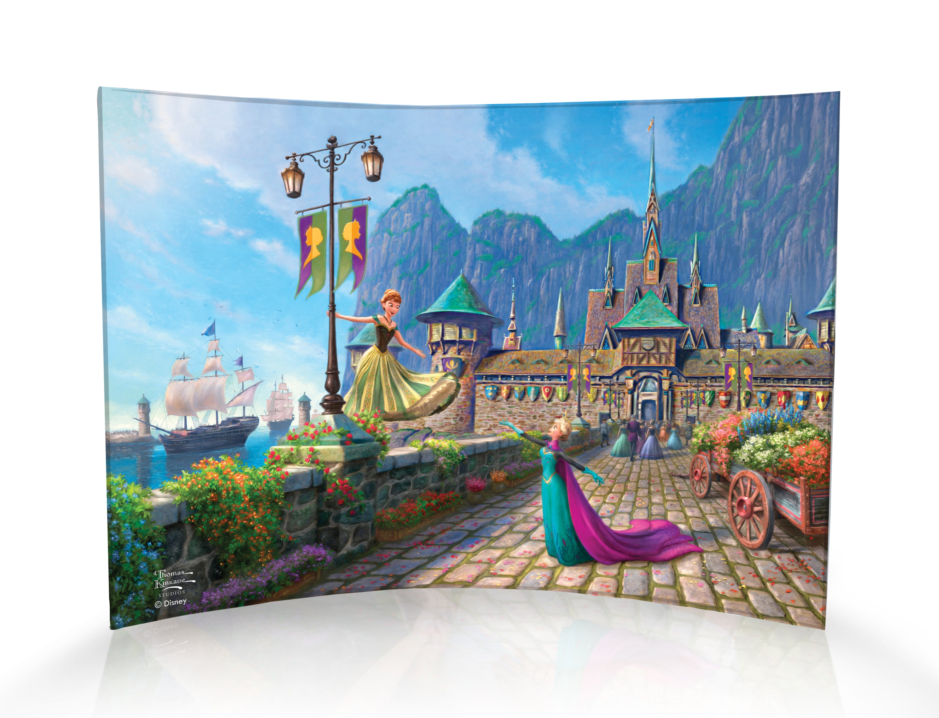Disney (Frozen Celebration in Arendelle) 10 x 7 Curved Acrylic Print ACP1007CUR839